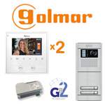 Golmar Θυροτηλεόραση πολυκατοικίας 2 διαμερισμάτων