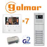 Golmar Θυροτηλεόραση πολυκατοικίας 7 διαμερισμάτων
