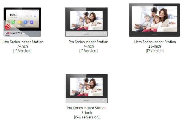 Ethernet & 2 καλωδίων Θυροτηλεόραση Hikvision Θυροτηλεόραση Hikvision